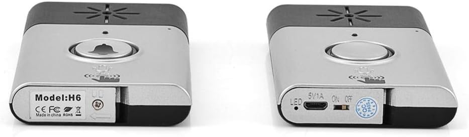 Garsent Wireless Gegensprechanlage Türklingel, Funk Türklingel Kabellose Hausklingel mit 200m Reichw