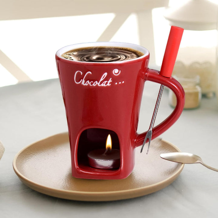 Generisch Schokoladenfondue Tasse, Fondue-Topf, Schokoladen-Fondue-Becher, Keramik-Schokoladen-Schme
