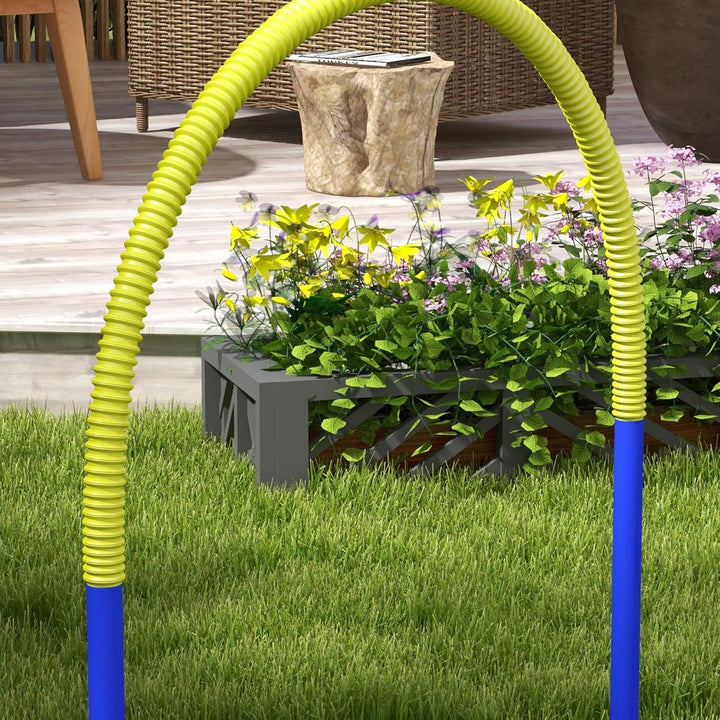 PawHut Hunde-Agility-Trainingsgeräte, Hund Agility Set, 4-teilges Agilityset für ältere Hunde, Hunde