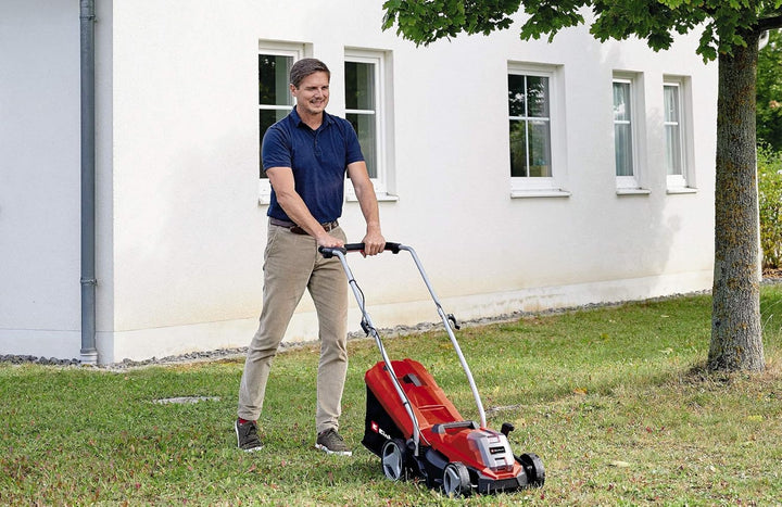 Einhell Akku-Rasenmäher GE-cm 18/33 Li Power X-Change (Lithium Ionen, bis 200 m², bürstenloser Motor