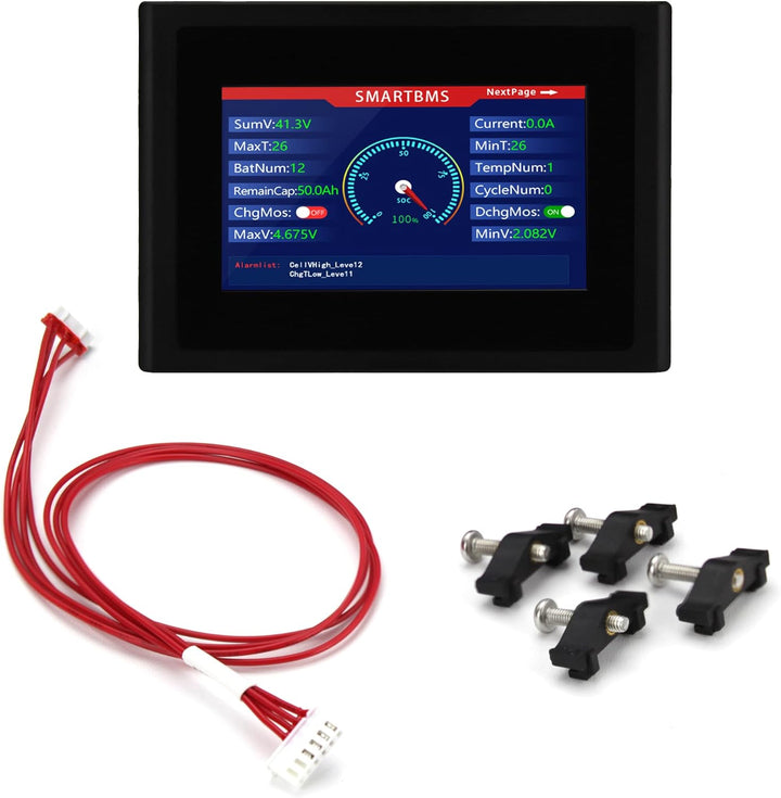 DALY Smart BMS mit Bluetooth für 3.2V LiFePO4 Akkus 4S 8S 16S - Batterie Management System 12V 24V 4