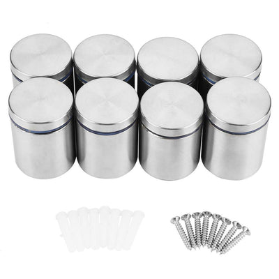 Glas Abstandshalter, 8 Stücke M38 * 50mm Edelstahl Werben Befestigungsstift für Unternehmen, Büro, G