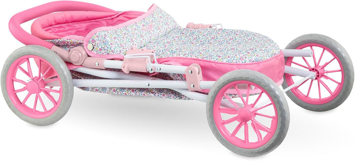 Corolle Floraler Kinderwagen, Zubehör für Puppen 36 cm, 42 cm und 52 cm, ab 3 Jahren, 9000141860