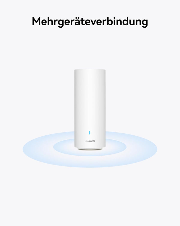 HUAWEI WiFi Mesh 3+ Router, Dual-Band Wi-Fi 6 AX3000, WLAN-Abdeckung im ganzen Haus, nahtloses Roami