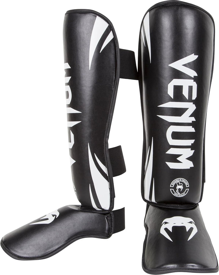 Venum Erwachsene Schienbeinshoner Challenger 2.0 M Schwarz/Weiss, M Schwarz/Weiss