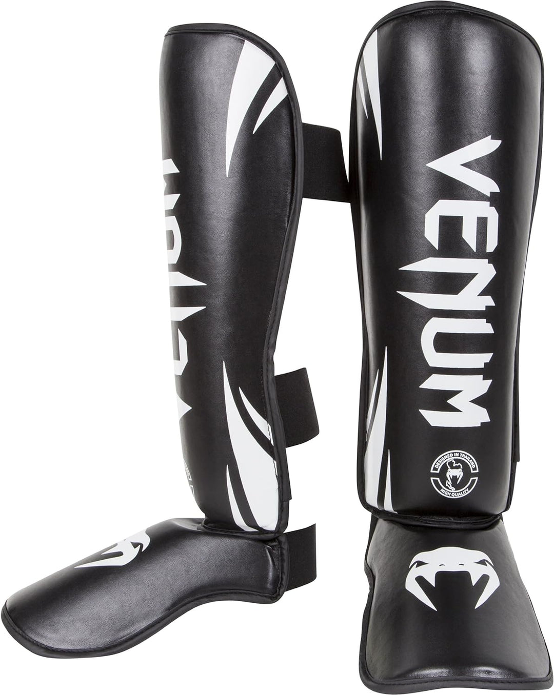 Venum Erwachsene Schienbeinshoner Challenger 2.0 L Schwarz/Weiss, L Schwarz/Weiss