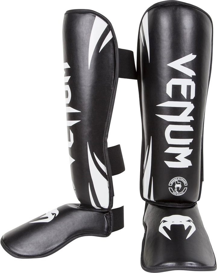Venum Erwachsene Schienbeinshoner Challenger 2.0 L Schwarz/Weiss, L Schwarz/Weiss