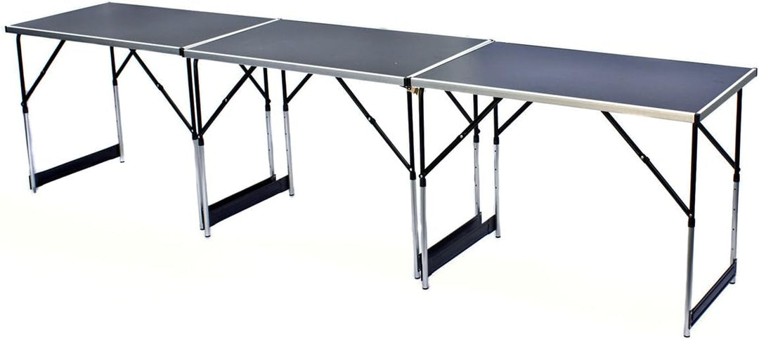 GOODS+GADGETS Klappbarer Multifunktionstisch Mehrzwecktisch Campingtisch Camping-Set Klapptisch Mark