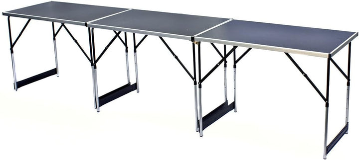 GOODS+GADGETS Klappbarer Multifunktionstisch Mehrzwecktisch Campingtisch Camping-Set Klapptisch Mark