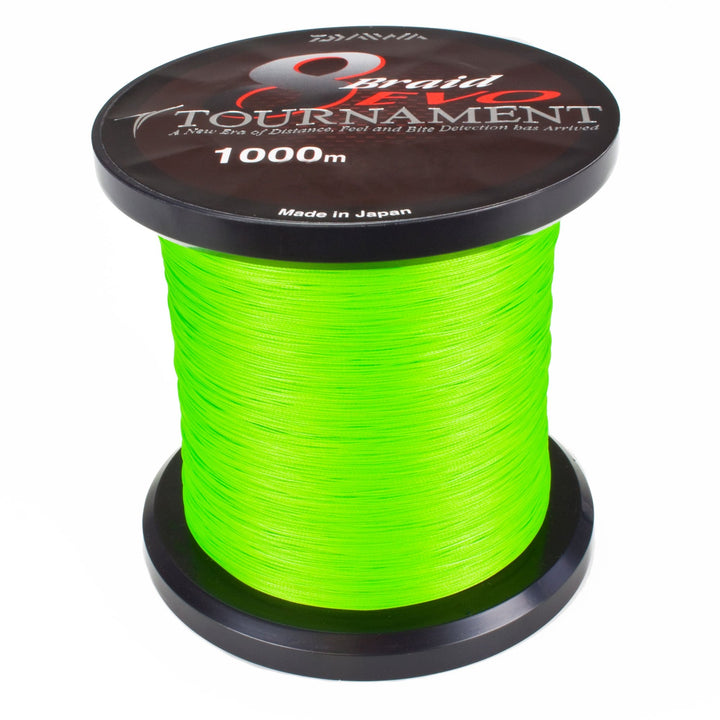 DAIWA Tournament 8 Braid EVO 0.10mm 6,7kg 1000m ch Geflochtene Schnur
