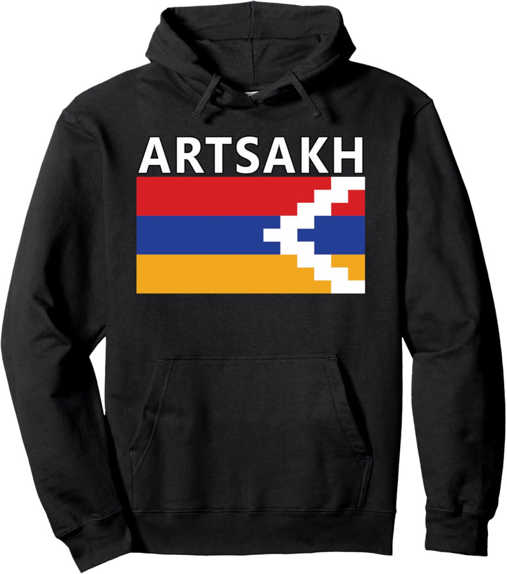 Artsakh Flag Armenian Design Pullover Hoodie