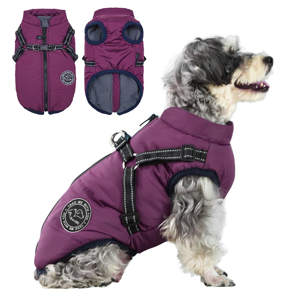 Hundejacke Winterweste Jacken Hundemantel Hundepullover Haustier Skifahren Kostüm Ärmellose Baumwoll