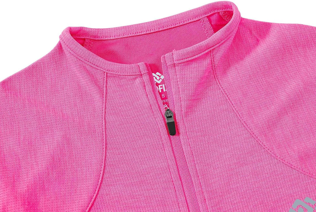 MoFiz Damen Laufjacke Leicht Sportjacke Trainingsjacke Langarm Fitness Wandern Yoga Jacke Atmungsakt