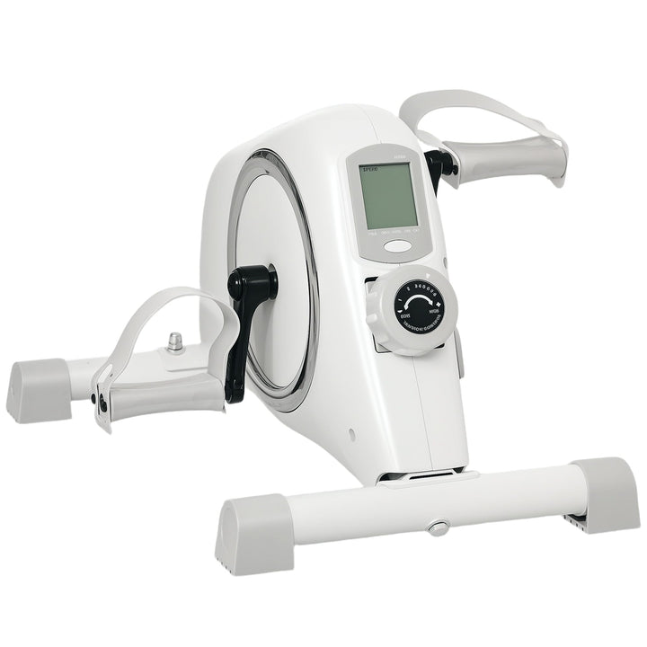SPORTNOW Pedaltrainer Trainingsgerät mit 8-stufigem Magnetwiderstand & LCD-Display für Senioren Mini