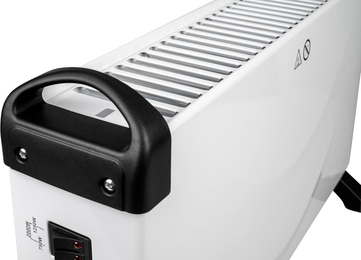 Güde Konvektionsheizgerät GKH 2000 (2 kW Heizleistung, 3 Heizstufen (0,75/1,25/2 kW), stufenloser Th