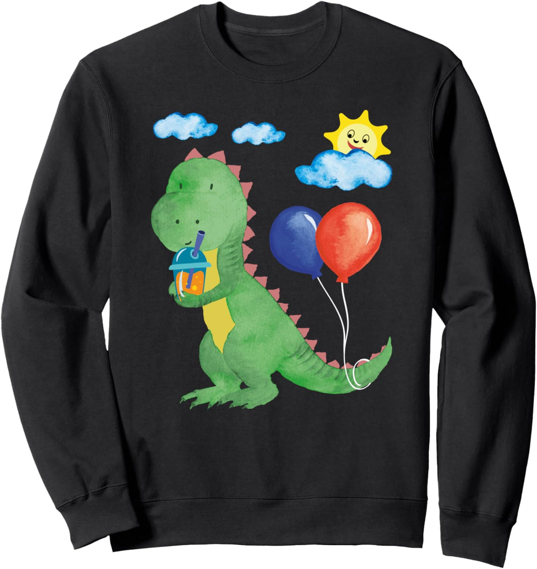 Kleiner süsser Saurier mit Limonade Erfrischung für alle Sweatshirt