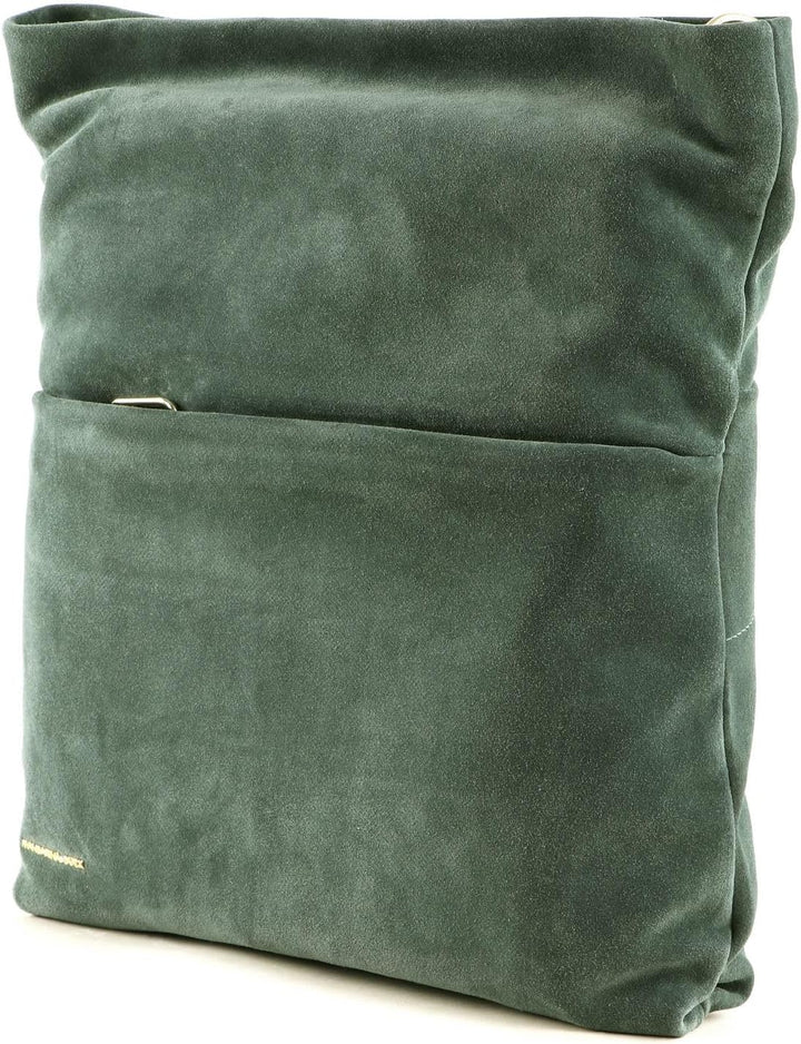 Mandarina Duck Damen Mellow Velvet Umhängetasche, 32x33x5 (L x H x W) Balsamic Green, Balsamic Green