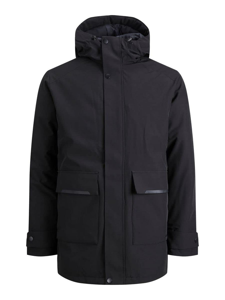 JACK & JONES Male Parka Parka S Schwarz, S Schwarz