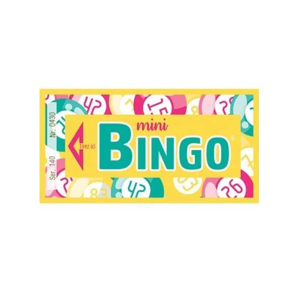 LOTOQUINE Ticket Mini-Bingo, Gelb, 500 Stück