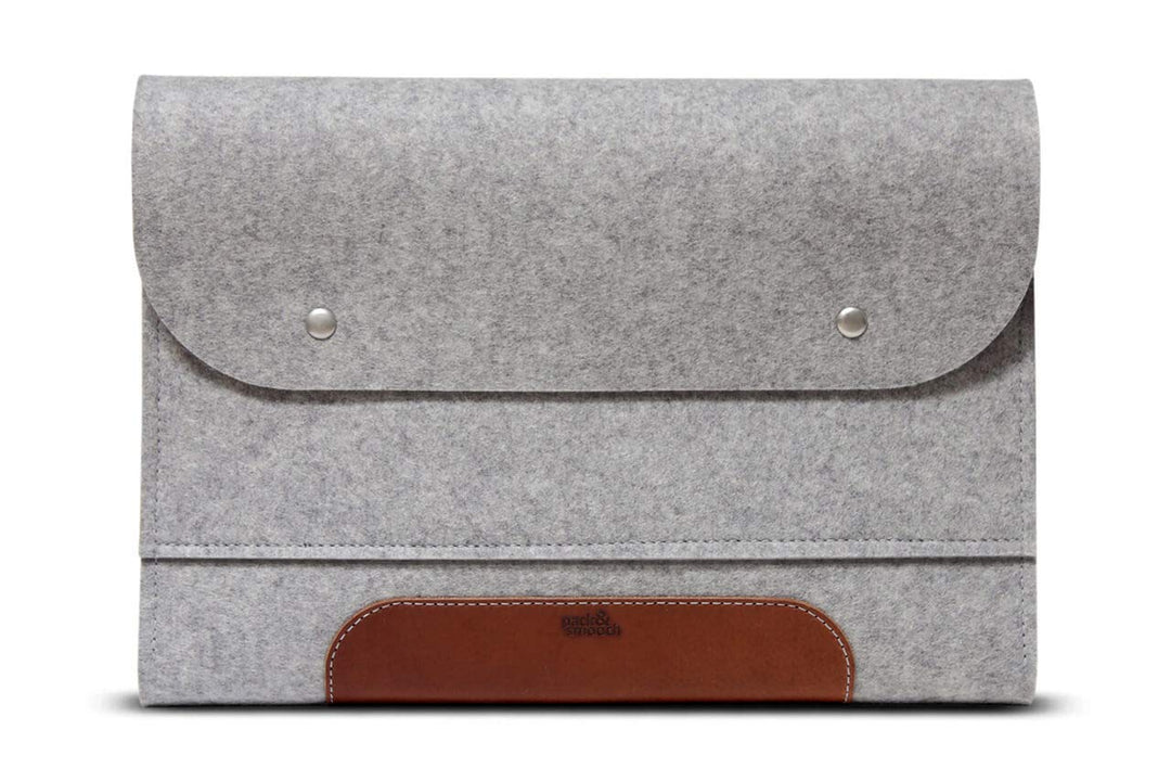 Pack &amp; Smooch 16" Laptophülle, Laptoptasche, MacBook Tasche -CORRIEDALE L -100% Merino Wollfilz, Pfl