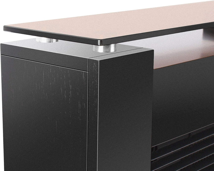 Elektrokamin Tessin von El Fuego® Farbe Schwarz Kaminofen Dekokamin AY 627
