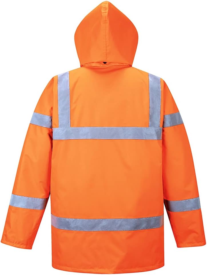 Hi-Vis Traffic Jacket, colorOrange talla Large