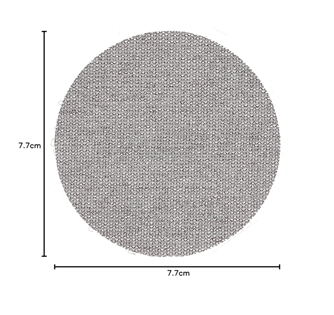 Mirka Abranet Netz-Schleifscheiben Ø 77 mm Klett/Korn P80 / 50 Stk/zum Schleifen von Holz, Spachtel,