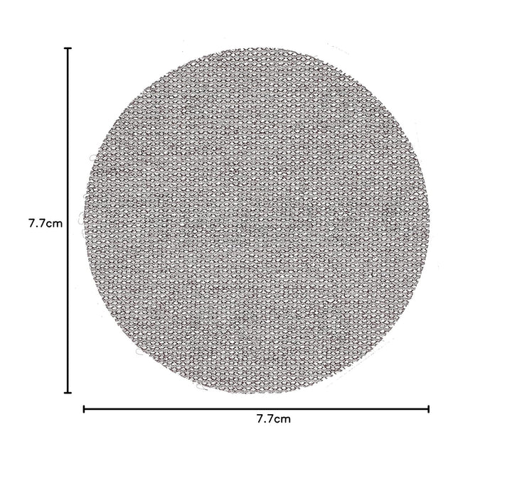Mirka Abranet Netz-Schleifscheiben Ø 77 mm Klett/Korn P80 / 50 Stk/zum Schleifen von Holz, Spachtel,