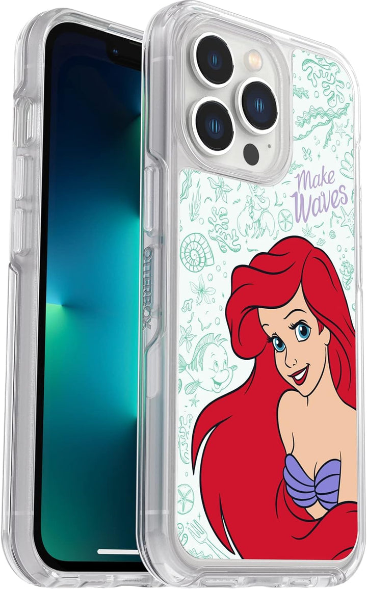 OtterBox Symmetry Series + Schutzhülle für iPhone 13 Pro – Ariel Waves, ultradünn, rastet auf MagSaf
