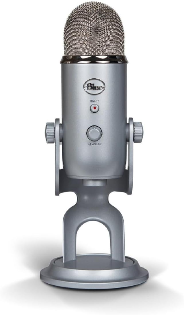 Blue Microphones Yeti Professionelles USB-Mikrofon für Aufnahmen, Streaming, Podcasting, Broadcastin