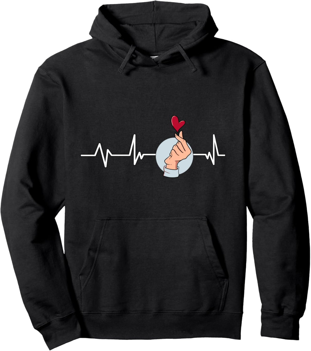 K-Pop Herzschlag K-Pop Geschenk K-Pop Pullover Hoodie