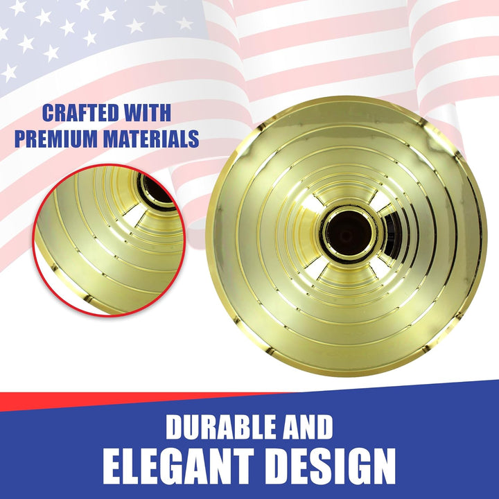 Super Tough Floor Stand Base for Indoor Flagpole – Metallic Gold