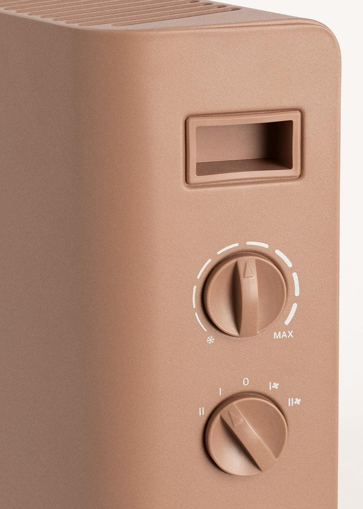 CREATE/WARM HANDY COLOURS/Konvektorheizung Mokka/Ventilator- und Warmluftfunktion, Räume bis zu 20 m