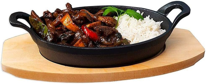 Staub 1303323 stapelbare Auflaufform, oval 32 cm, 2,2 L mit mattschwarzer Emaillierung im Inneren de