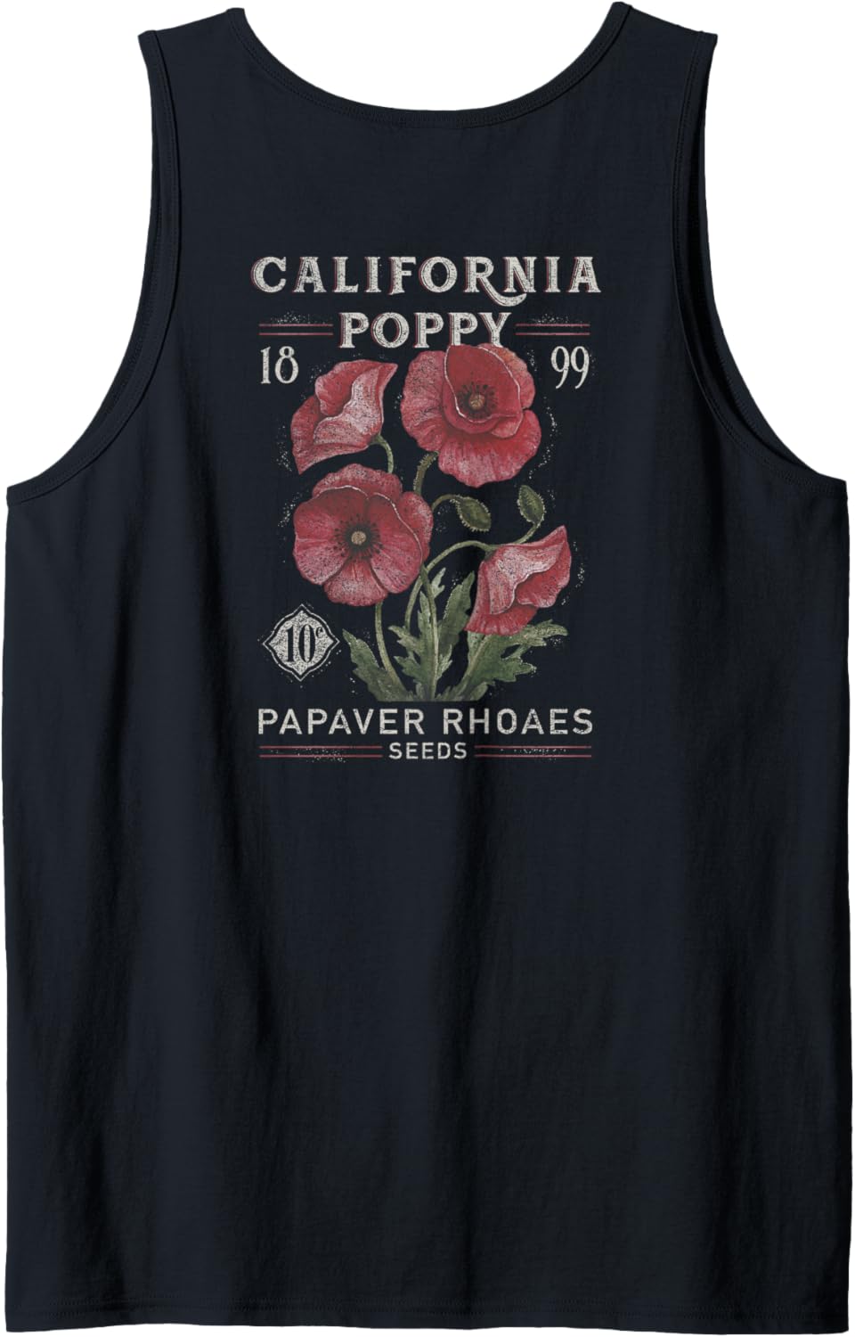 California Poppy Front & Back Tank Top