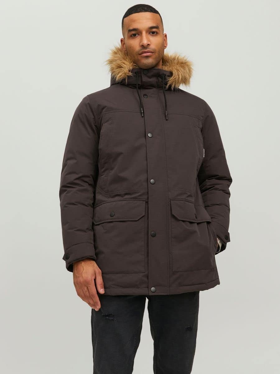 JACK & JONES Herren Jjwinner Parka Fur Jacket, S