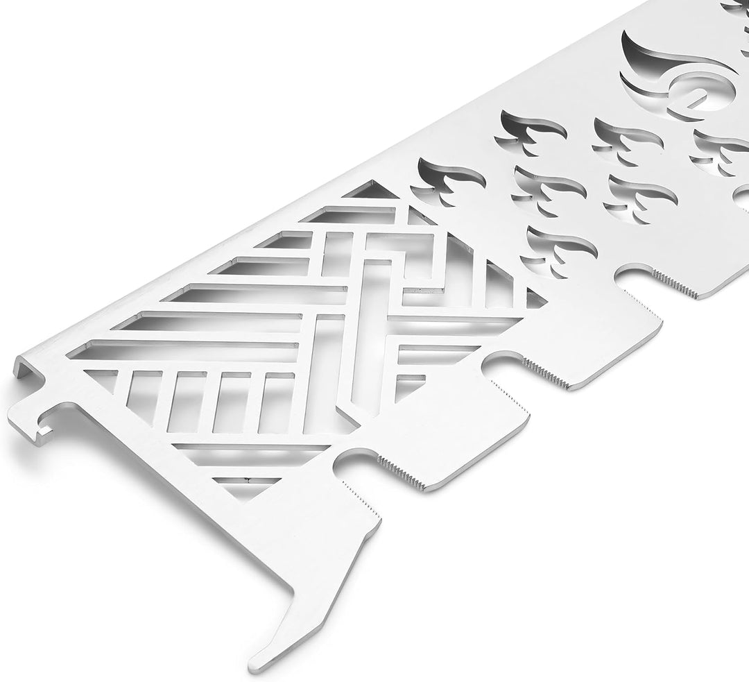 Grillrost.com Das Original Edelstahl Warmhalterost Multi-Station für Rösle Magnum G3 / PRO G3, Magnu