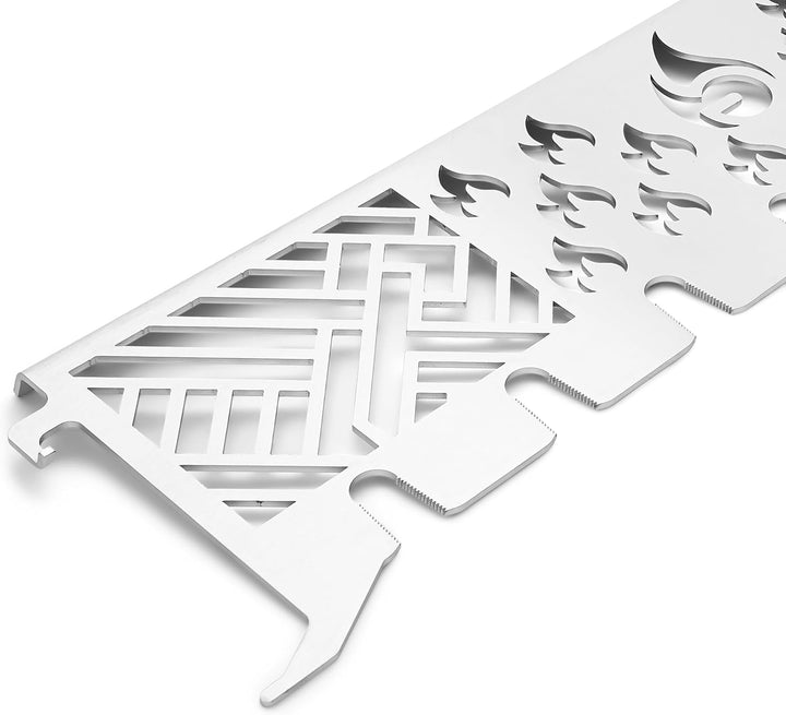 Grillrost.com Das Original Edelstahl Warmhalterost Multi-Station für Rösle Magnum G3 / PRO G3, Magnu