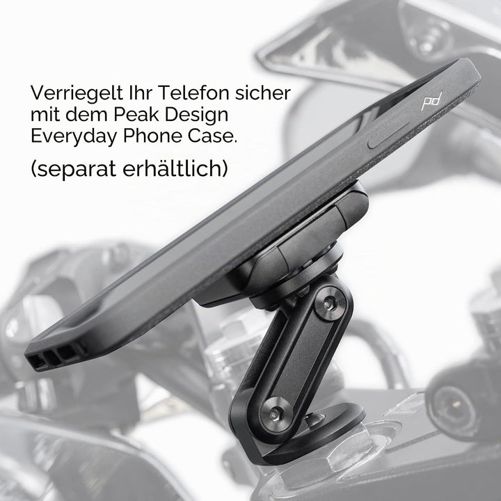 Peak Design - Mobile Motorcycle Mount Stem Mount - Black