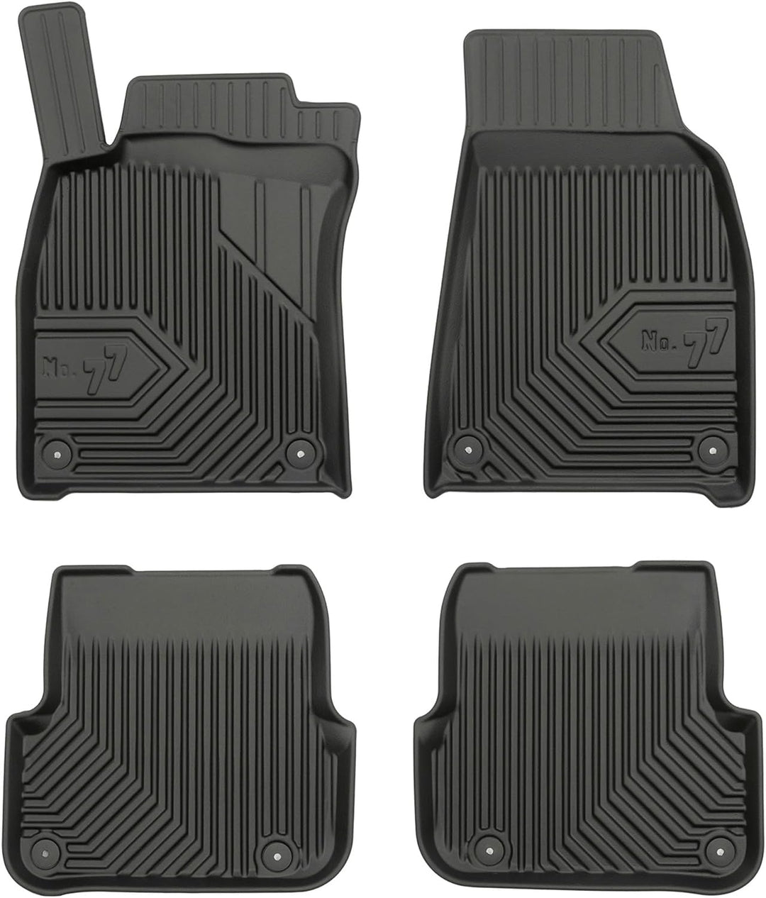 SMK Gummimatten Auto fussmatten Satz für Audi A6 C6 2006-2011 Erleben Sie einen neuen Standard des R