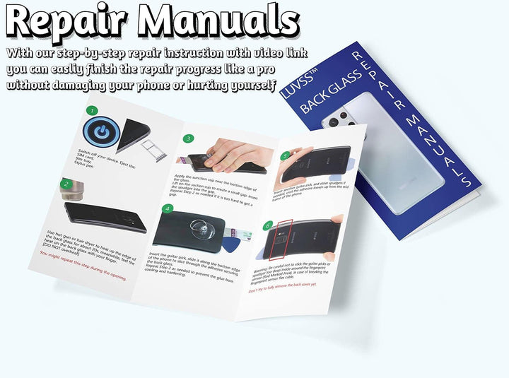 LUVSS Akkudeckel für Samsung Galaxy S21 Ultra SM-G998B Rückseite Glas Deckel Original Backcover Ersa