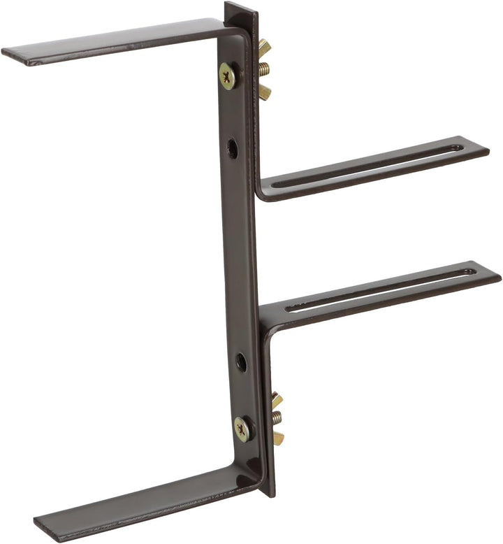 com-four® 16x Blumenkastenhalter für Balkon-Brüstungen und Geländer - Flexible Befestigung aus Metal