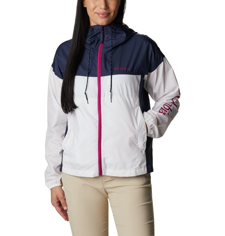 Columbia Damen Flash Challenger Novelty Windbreaker-Jacke S White, Nocturnal, S White, Nocturnal