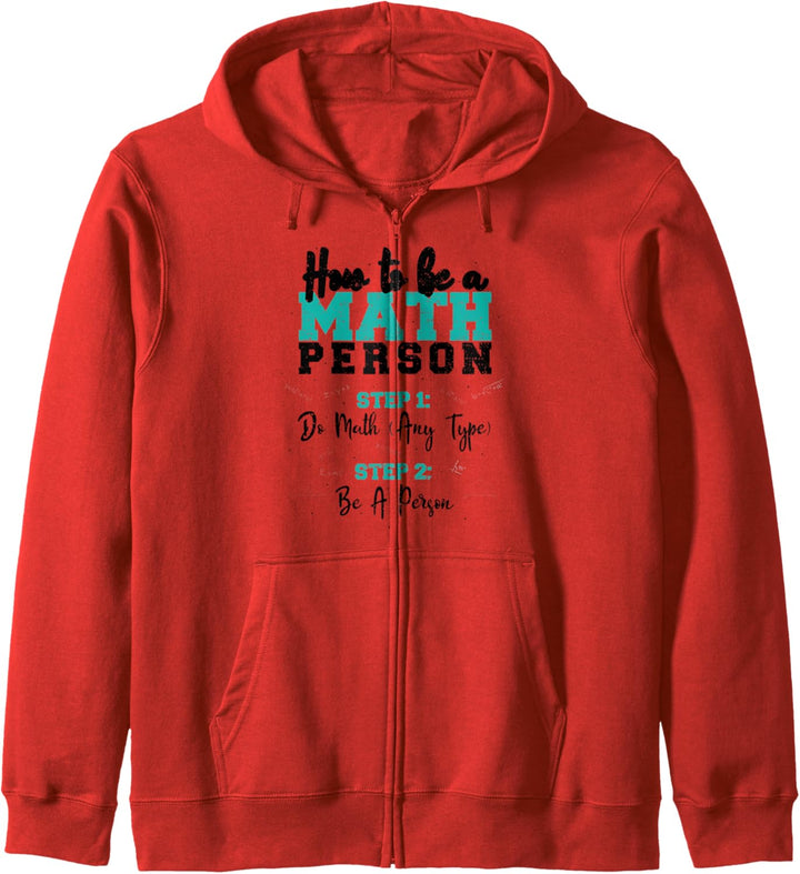 Person: How To Be A Math Person - Mathe Kapuzenjacke