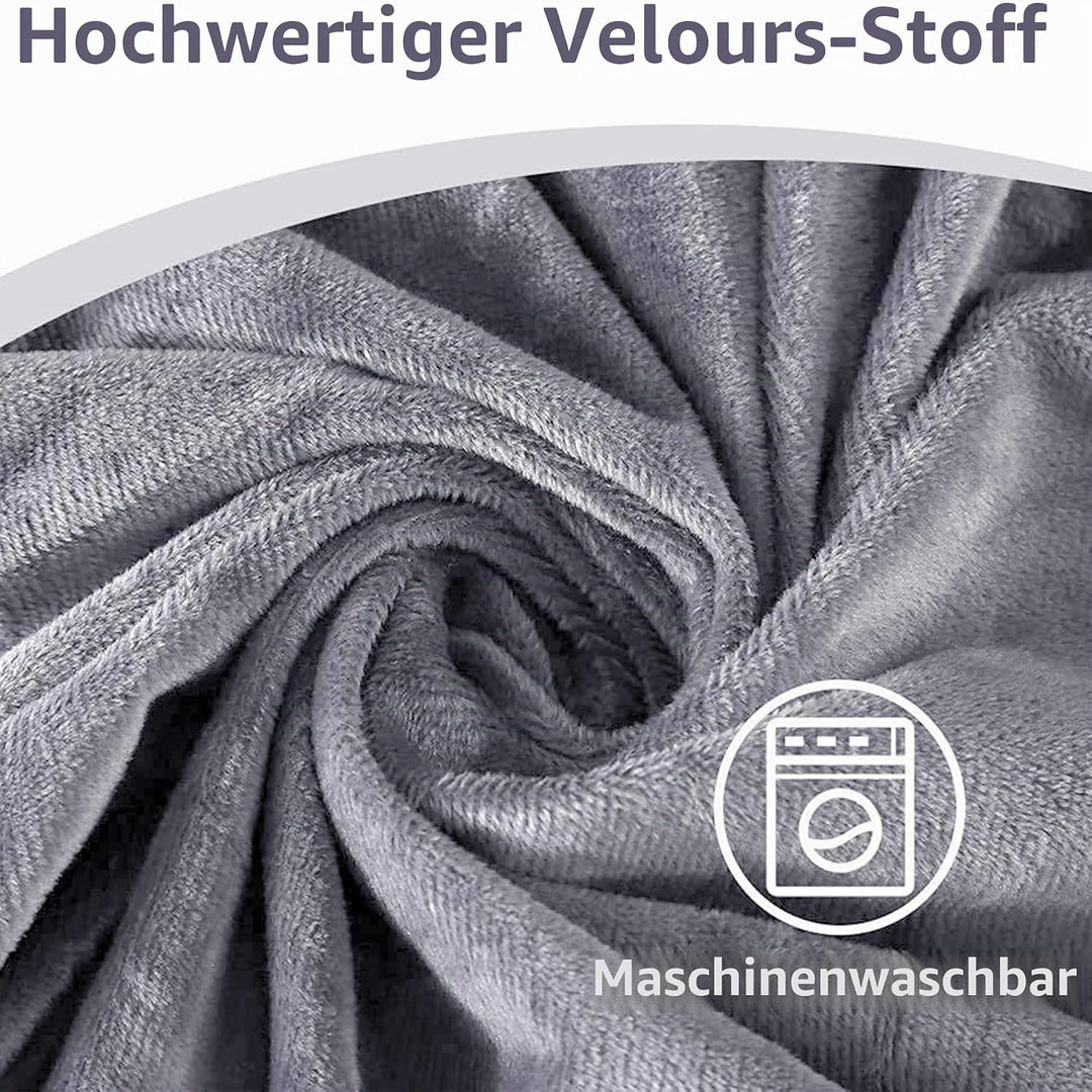 CALIYO Schwangerschaftskissen 2-teilig in U-Form, Seitenschläferkissen mit Bezug, Stillkissen gross,