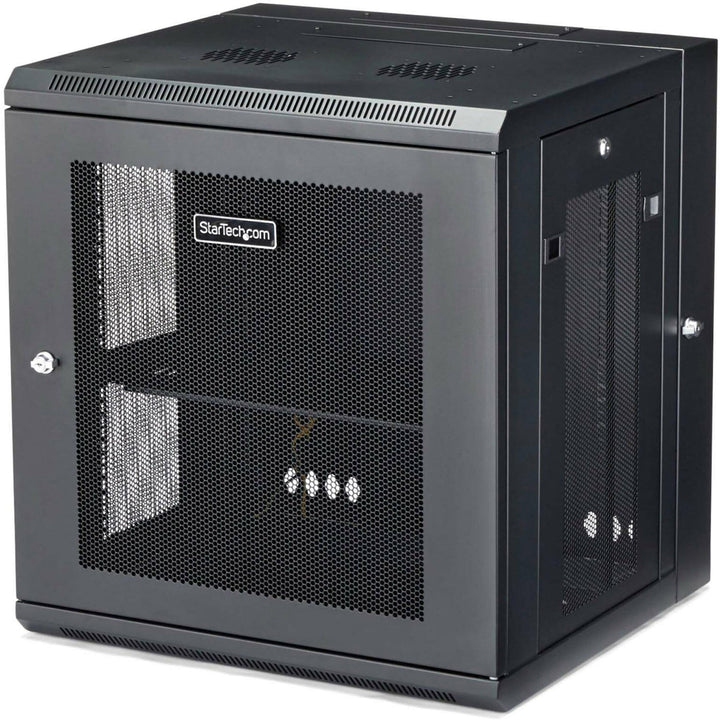 StarTech.com 12HE 19 Zoll Wandmontage Netzwerk Rack - 40,5cm tiefes, aufklappbares, abschliessbares