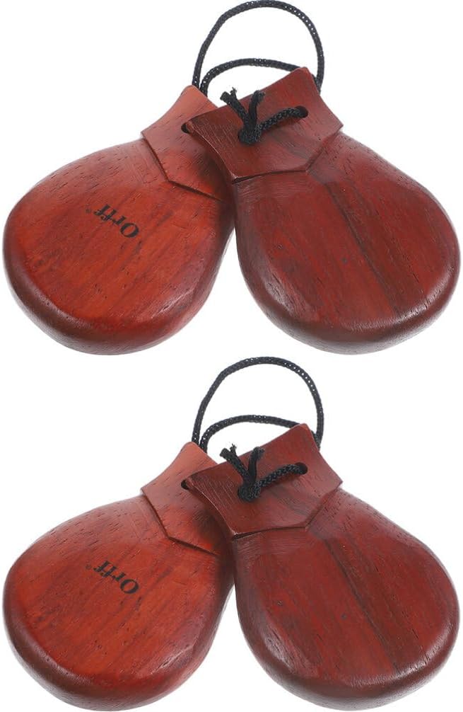 VALICLUD Spanische Kastagnetten Für Erwachsene Musikinstrument Traditionelles Spanisches Finger-Flam