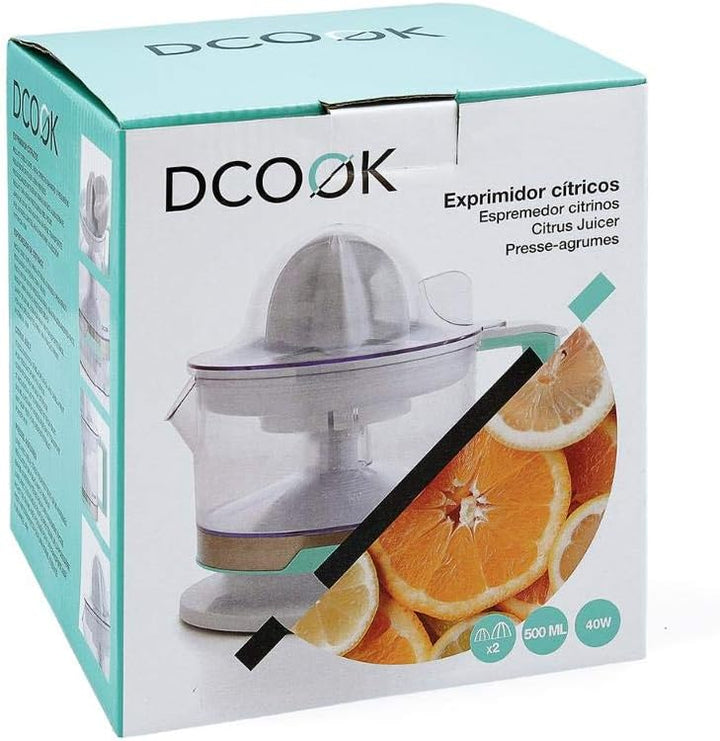 Dcook Gallery Elektrische Entsafter, 40 W, 0,5 l, 19 x 15 x 15 cm, ABS, Acrylnitril-Butadien-Styrol