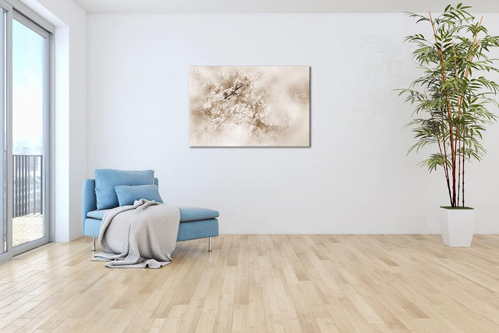deyoli zauberhafter Rosenstrauss Format: 80x60 Effekt: Sepia als Leinwandbild, Motiv fertig gerahmt