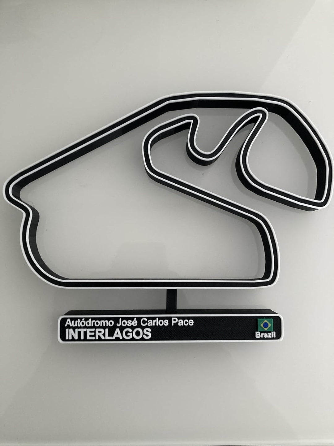 Interlagos Rennbahn, 3D-Rennbahn, Auto-Dekoration